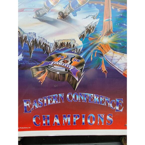 Vintage Florida Panthers 1996 Eastern Conference Champions Poster # 1339 Of 5000 - Picture 6 of 9